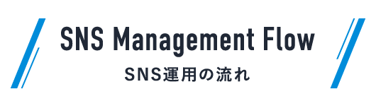 SNS運用の流れ